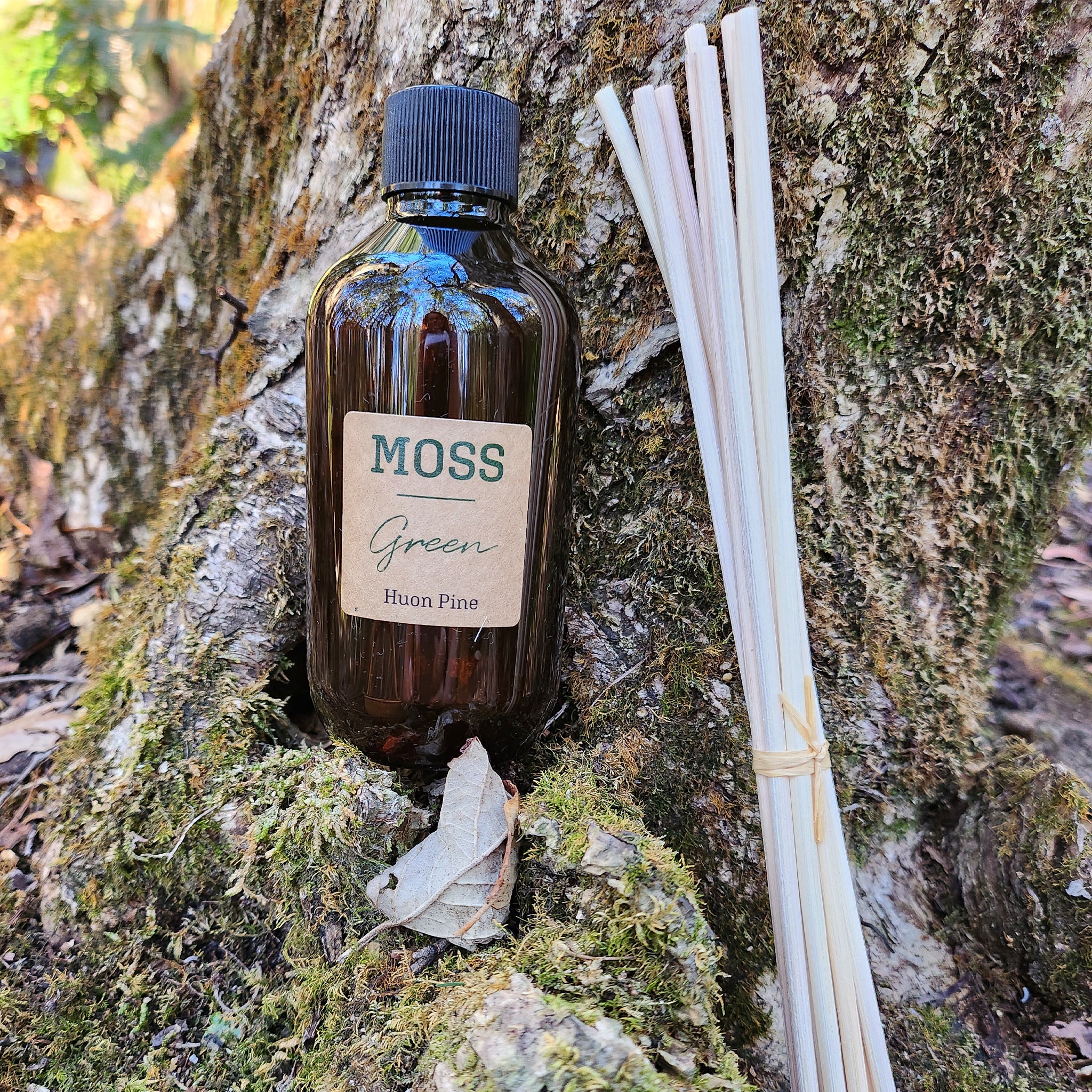 Huon Pine Diffuser 200ml Refill – MOSS Green