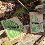 Cards - Tasmanian Fern Frong D2 Brown Green